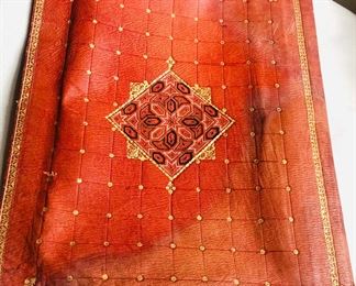 Tooled Leather Book Cover