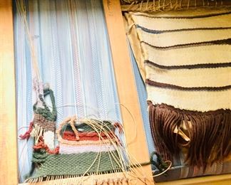 Weaver and Woven Tapestry