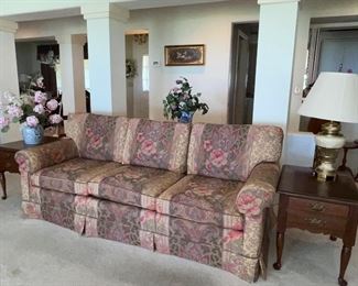 This sofa has a great look.  