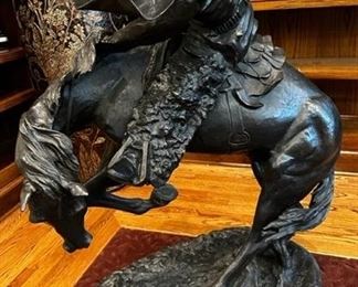 "Rattlesnake" by Frederic Remington Monument size 47" tall x 37" wide for immediate sale $3,500Call 612-462-2293 or email abernstein@willmatthill.com
