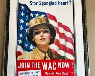 Framed War Posters
