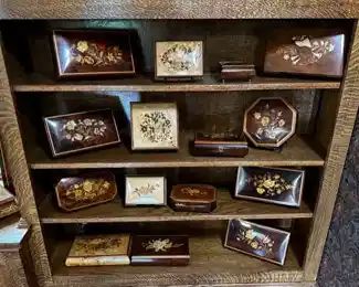 Sorrento inlay music/jewelry boxes
