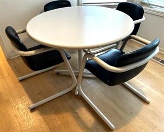 Vintage Haworth table and chairs