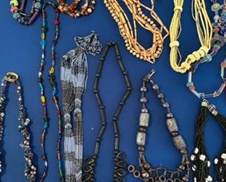 Costume jewelry necklaces