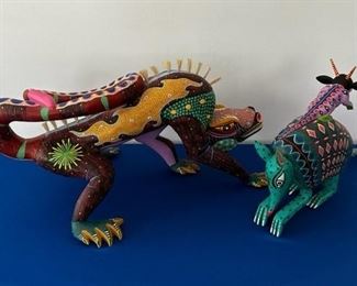 Genuine Oaxacan wood figurines
