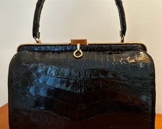 Vintage Bellestone alligator skin purse