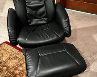 Heated recliner and ottoman