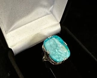 14kt turquoise ring size 6.5
