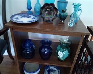 Blue Decorative Glassware 