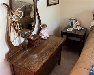 Antique Dresser w/Mirror