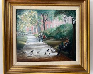 T. Hampton ‘65 painting