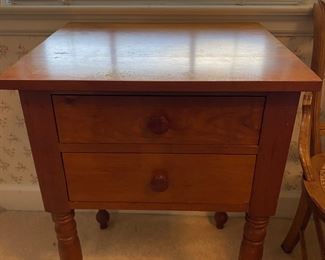 Cherry 2 drawer table