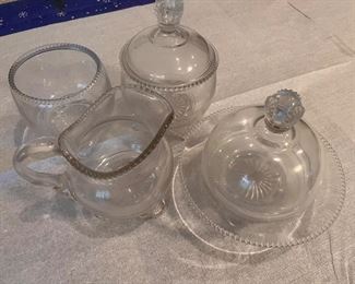 Vintage glass set