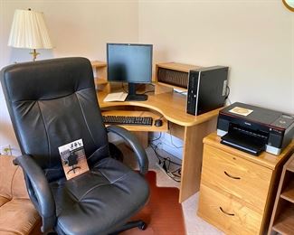 Office furniture, computer
