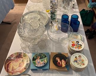 Glassware, decorations