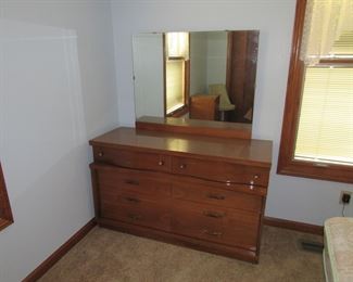 Mid Century dresser with mirror from Bassett furniture