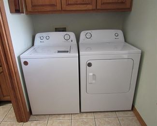Matching Amana washer and dryer- purchased local from Marzuco less than two years ago- they look brand new!  These will be sold as a set and will not be discounted 50% on day two.