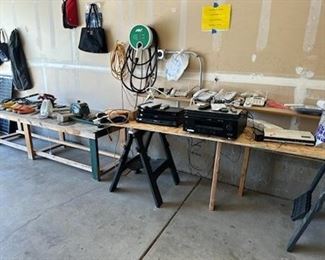 audio receivers, DVD players, solar panels and inverters, hard wire phones