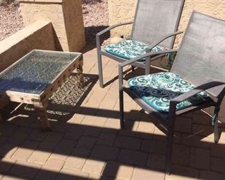 Two Chairs And A Coffee Table