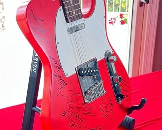 Signed Something Corporate&nbsp;Telecaster Style Electric Guitar No Case SoCo