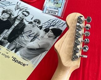 Signed Something Corporate&nbsp;Telecaster Style Electric Guitar No Case SoCo