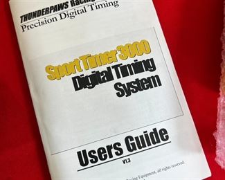 Thunderpaws Sport Timer 3000 Digital Timing System Wireless Lap Timer 