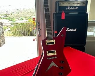 Dean ZX Cherry Red Electric Guitar with Case Z-X Z Series 