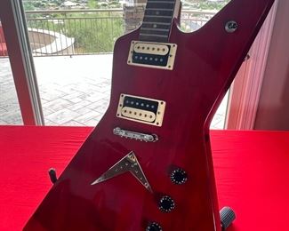 Dean ZX Cherry Red Electric Guitar with Case Z-X Z Series 
