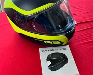 Schuberth R2 Motorcycle Helmet With Hi Visibility Green