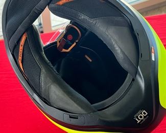 Schuberth R2 Motorcycle Helmet With Hi Visibility Green