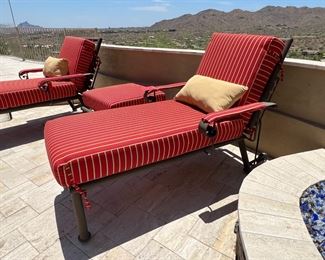 Arizona Iron Furniture Patio Chaise Lounge Chair #1