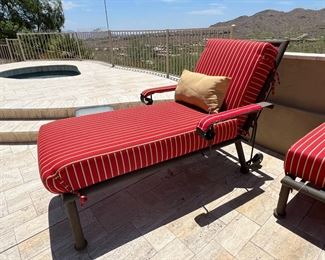 Arizona Iron Furniture Patio Chaise Lounge Chair #2