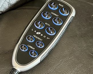 AS-IS La-Z-Boy Greyson Leather Power Recliner #1