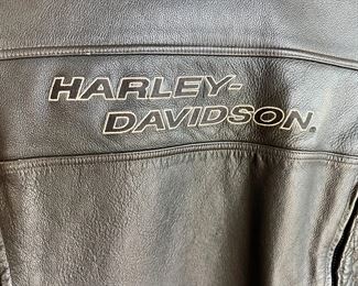 Harley Davidson Leather Heavy Motorcycle Jacket
