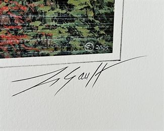 Original Art Autumn Landscape Painting GAULT