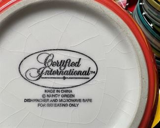 57pc Certified International Dinnerware Set