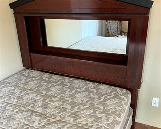 Queen Bed w/ Headboard, Frame Mattress & Box Spring