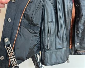 Harley Davidson 1903-2008 Leather Jacket Ladies  