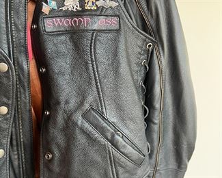 Harley Davidson 1903-2008 Leather Jacket Ladies  