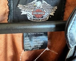 Harley Davidson 1903-2008 Leather Jacket Ladies  