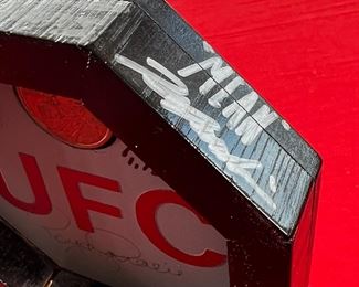 Signed Royce Gracie UFC Collectable Lot Trophy Pass