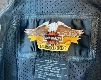 Harley Davidson Perforated Leather Jacket