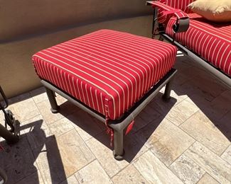 Arizona Iron Furniture Patio Ottoman 