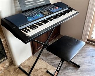 Casio CTK-519 Electronic Keyboard with stand and seat