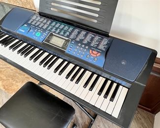 Casio CTK-519 Electronic Keyboard with stand and seat