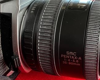 Pentax K1000 35mm SLR Camera with 35-80mm Lens