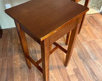 2pc Shaker Chair Side Tables/ Plant Stand