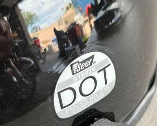 Seer S1602V Black Gloss Police Motorcycle Helmet