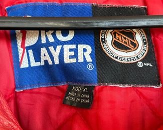 Vintage Pro Player Leather Detroit Red Wings Jacket