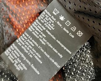 HARLEY DAVIDSON Motorcross Embroidered Orange and Black Panel Jacket